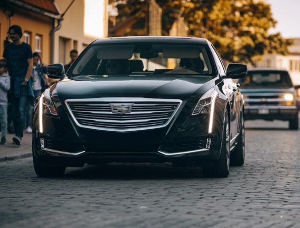 Cadillac CTS 2019 at the city street